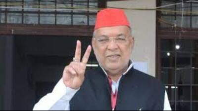Ravidas Mehrotra will be contesting for SP in Lucknow Lok Sabha constituency (HT Photo) Ravidas Mehrotra will be contesting for SP in Lucknow Lok Sabha constituency (HT Photo)