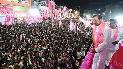 The BRS had won nine Lok Sabha seats out of 17 in Telangana in 2019 general elections, but five of them had defected to the two national parties after the party’s debacle in the assembly elections (ANI)