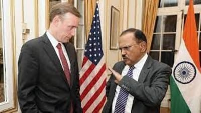 US NSA Jake Sullivan with Indian NSA Ajit Doval (HT File) US NSA Jake Sullivan with Indian NSA Ajit Doval (HT File)