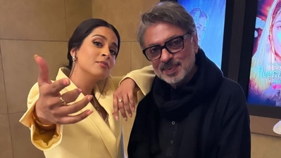 Lily Singh, took to her Instagram Stories, and posted a photo with Bhansali. She wrote, "With the GOAT Sanjay Leela Bhansali." 