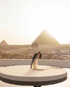 The image shows newlyweds Erika Hammond and Ankur Jain. (Instagram/@ankurjain) The image shows newlyweds Erika Hammond and Ankur Jain. (Instagram/@ankurjain)