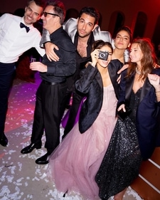 Guests at Ankur Jain and Erika Hammond’s wedding celebrations. (Instagram/@harpersbazaararabia) Guests at Ankur Jain and Erika Hammond’s wedding celebrations. (Instagram/@harpersbazaararabia)