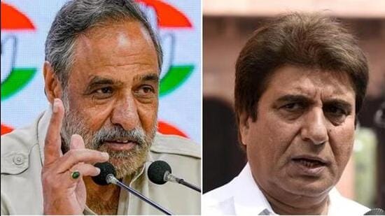 Anand Shamra (left) and Raj Babbar (right). (File Photos)