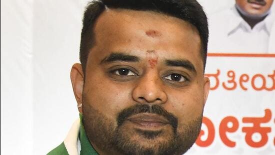 Hassan MP Prajwal Revanna. (PTI)