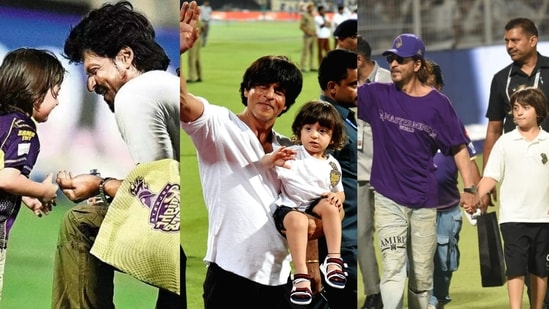AbRam Khan and Shah Rukh Khan winning hearts at IPL since 2015