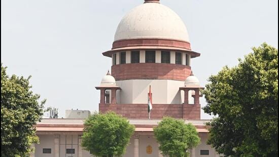 The Supreme Court bench also deliberated on the time gap between the initiation of proceedings and the subsequent arrest. (Arvind Yadav/HT Photo)