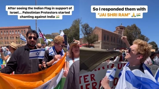 Still from Shayan A Krishna's Instagram video. (@theblondedesi)