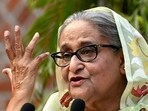 Bangladesh's Prime Minister Sheikh Hasina. (AFP)