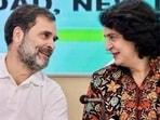 Congress leaders Rahul Gandhi and Priyanka Gandhi. (File Photo)