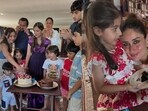 Soha Ali Khan shared a glimpse of how the fam celebrated Saba's birthday. Soha Ali Khan shared a glimpse of how the fam celebrated Saba's birthday.