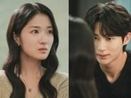 Kim Hye Yoon and Byeon Woo Seok in stills from Lovely Runner Episode 8.