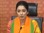 Rupali Ganguly joins BJP in Delhi headquarters