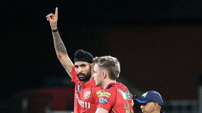 Harpreet Brar was named Player of the Match for his incredible spell of 2/16 in his four overs. He claimed the crucial wickets of Ajinkya Rahane and Shivam Dube. (ANI) Harpreet Brar was named Player of the Match for his incredible spell of 2/16 in his four overs. He claimed the crucial wickets of Ajinkya Rahane and Shivam Dube. (ANI)
