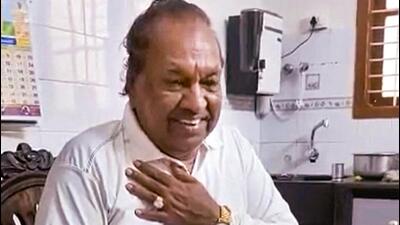 K E Kanthesh, son of expelled leader and former deputy chief minister KS Eshwarappa, has obtained a stay order from the court restraining media houses from publishing any kind of defamatory text or video clip on him. (PTI) K E Kanthesh, son of expelled leader and former deputy chief minister KS Eshwarappa, has obtained a stay order from the court restraining media houses from publishing any kind of defamatory text or video clip on him. (PTI)