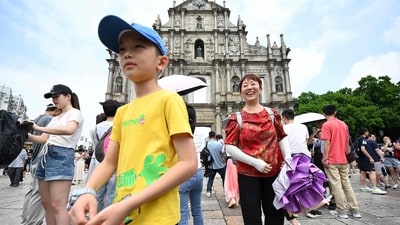 May Day travel trends in China: Railway and road trips on rise (Photo by Peter PARKS / AFP) May Day travel trends in China: Railway and road trips on rise (Photo by Peter PARKS / AFP)