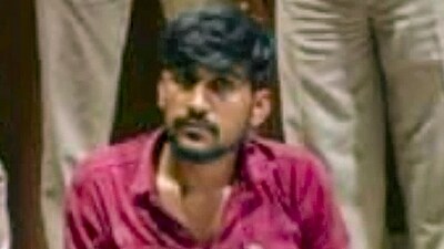 Undated photo of Anuj Thapan, an accused in Salman Khan house firing case, who attempted suicide (PTI) Undated photo of Anuj Thapan, an accused in Salman Khan house firing case, who attempted suicide (PTI)
