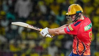 Rilee Rossouw also played a crucial 43-run knock in the chase to make it a cakewalk for Punjab Kings at Chepauk. (PTI) Rilee Rossouw also played a crucial 43-run knock in the chase to make it a cakewalk for Punjab Kings at Chepauk. (PTI)