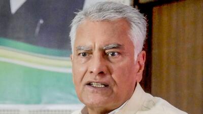 Punjab Bharatiya Janata Party (BJP) president Sunil Jakhar. (ANI)
