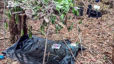 Ten Maoist cadres were killed in an encounter with security forces in Chhattisgarh’s Abhujhmaad forest on Tuesday. (Narayanpur Police)
