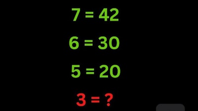 This brain teaser was shared by the page "Math Quiz, Game and Puzzles". This brain teaser was shared by the page "Math Quiz, Game and Puzzles".