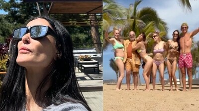 Demi Moore, 61, stuns in leopard bikini on Mexican beach vacation with daughters and family (Pic- Demi Moore's Instagram) Demi Moore, 61, stuns in leopard bikini on Mexican beach vacation with daughters and family (Pic- Demi Moore's Instagram)