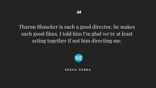 Eesha Rebba on working with Tharun Bhascker in her upcoming film. Eesha Rebba on working with Tharun Bhascker in her upcoming film.