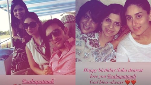 A screen grab of Kareena Kapoor's Instagram stories for Saba. A screen grab of Kareena Kapoor's Instagram stories for Saba.