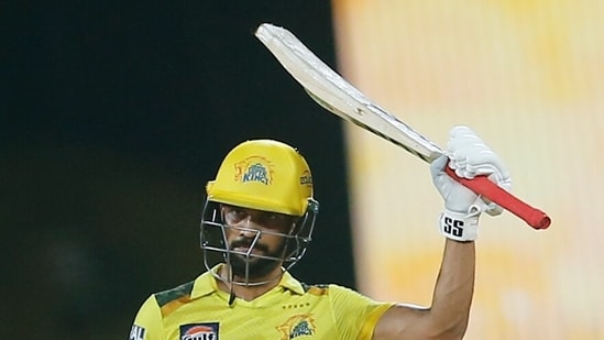 Ruturaj Gaikwad scored a fighting 62-run knock to help Chennai Super Kings post a challenging 162/7 in 20 overs.(ANI)