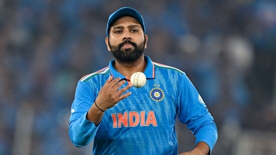 India's captain Rohit Sharma during the ODI World Cup last year (AFP)