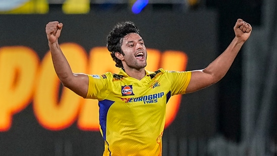 Shivam Dube finally got the chance to bowl as he claimed the crucial wicket of Jonny Bairstow on his second ball of the season.(PTI)
