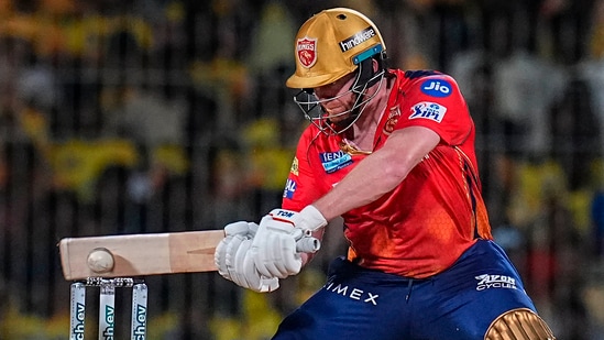 Punjab Kings batter Jonny Bairstow continued his good form with the bat and scored a 46-run to set the foundation of successful 163-run chase.(PTI)