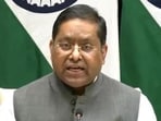 External affairs ministry spokesperson Randhir Jaiswal. (ANI Photo)