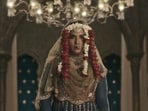 Richa Chadha in a still from Heeramandi.