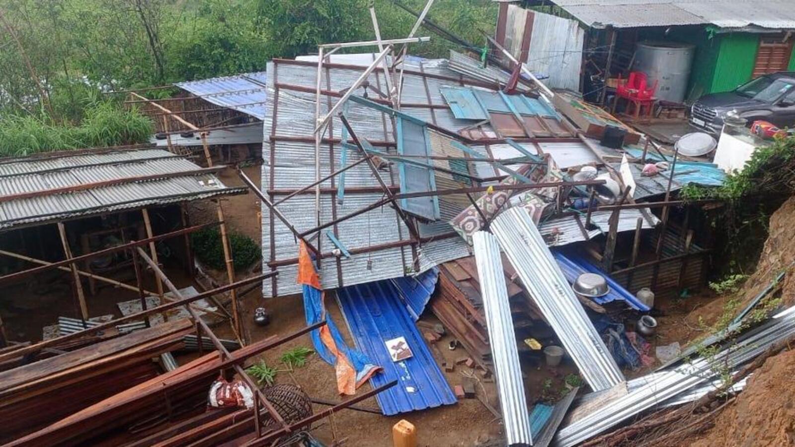 Heavy rain, storm wreaks havoc in Manipur - Vimarsana News