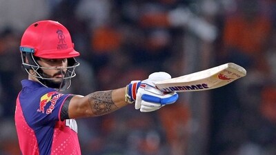Riyan Parag and Yashasvi Jaiswal came up with counterattacking fifties on way to a massive 134-run partnership to lay the foundation of RR's runchase. (ANI  )