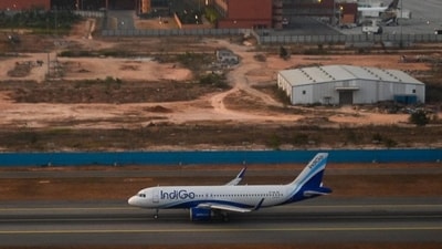 An Indigo aircraft prepares to take off at Kempegowda International Airport in Bengaluru on April 12 (AFP FILE) An Indigo aircraft prepares to take off at Kempegowda International Airport in Bengaluru on April 12 (AFP FILE)