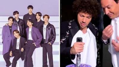 BTS ARMYs slam Jimmy Fallon and Benny Blanco's New Video eating purple cake: Here's Why (BTS) BTS ARMYs slam Jimmy Fallon and Benny Blanco's New Video eating purple cake: Here's Why (BTS)
