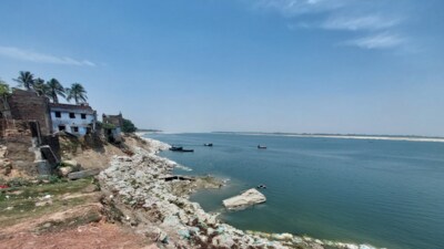 Erosion has been among the key issues in the region ahead of Lok Sabha elections. (HT PHOTO ) Erosion has been among the key issues in the region ahead of Lok Sabha elections. (HT PHOTO )