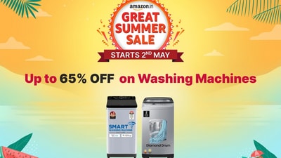 Score unbeatable deals on washing machines at the Amazon Summer Sale 2024! Score unbeatable deals on washing machines at the Amazon Summer Sale 2024!