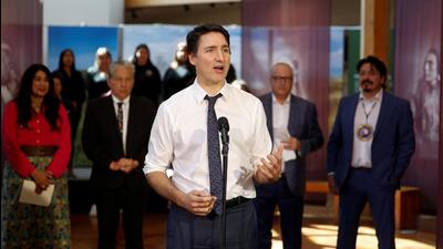 Prime Minister Justin Trudeau visits the Waneskuwin Heritage Park in Saskatoon, Saskatchewan, Canada. (REUTERS) Prime Minister Justin Trudeau visits the Waneskuwin Heritage Park in Saskatoon, Saskatchewan, Canada. (REUTERS)