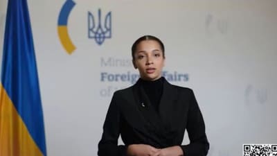 Victoria Shi, Ukrainian foreign ministry's AI-generated 'spokeswoman' (twitter.com/MFA_Ukraine)