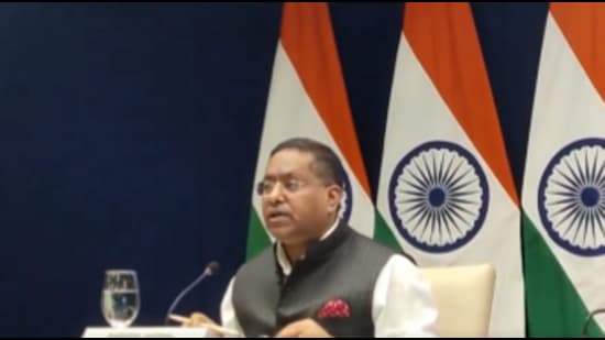 MEA Spokesperson Randhir Jaiswal (Twitter Photo)
