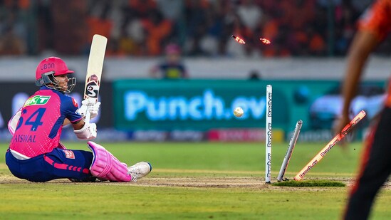 RR opener Yashasvi Jaiswal smashed 67 off 40 balls against SRH(PTI)