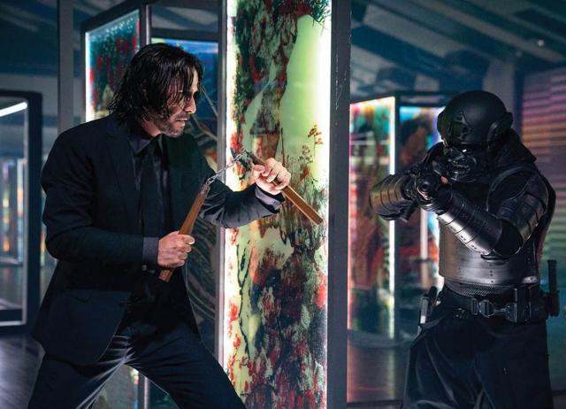 Seasoned hitman John Wick would have been better off with buddies and grief counselling. Seasoned hitman John Wick would have been better off with buddies and grief counselling.