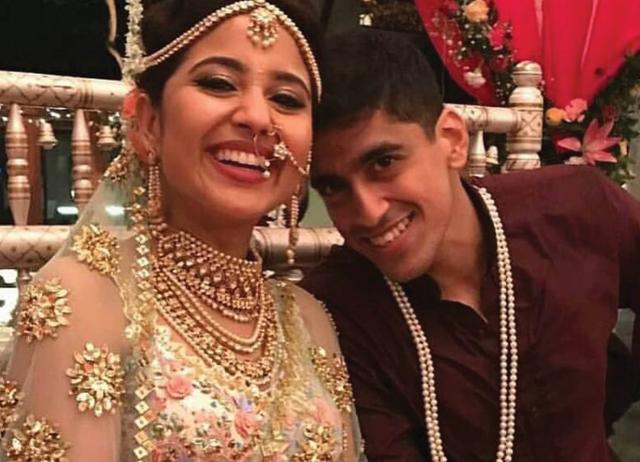 Chaitnya Sharma married married actor Shweta Tripathi Sharma in 2018.