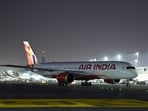 An Air India flight.