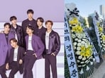 BTS fans blast HYBE with public diss: Ads & flower wreaths; ‘declared dead’ BTS fans blast HYBE with public diss: Ads & flower wreaths; ‘declared dead’