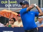 Shubhankar Sharma of India tees off