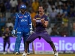 Mitchell Starc blasted away Mumbai Indians' last three wickets in the second last over of the match to help Kolkata Knight Riders beat the five-time champions at the Wankhede Stadium for the first time in 12 years. Starc finished with figures of 4/33