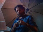 Nagarjuna in a still from Kubera, pan-India multilingual film, shot simultaneously in Tamil, Telugu, and Hindi. Nagarjuna in a still from Kubera, pan-India multilingual film, shot simultaneously in Tamil, Telugu, and Hindi.